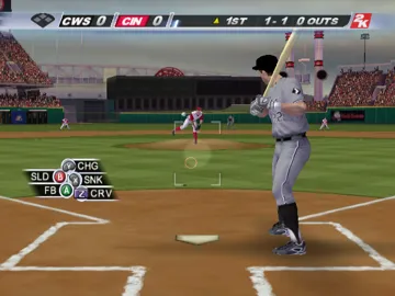Major League Baseball 2K6 screen shot game playing